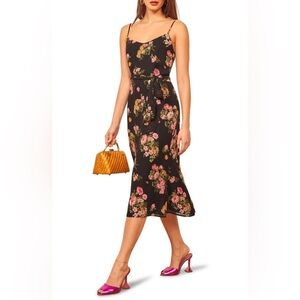 Reformation Floral Midi Dress